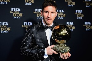 Lionel Messi collects fourth Ballon d'Or