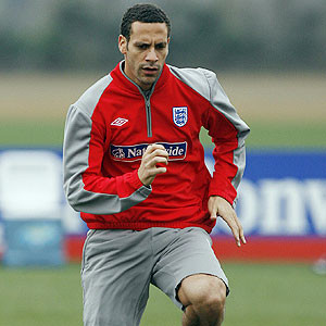 Ferdinand is back for the England national soccer team