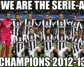 Juventus Italian Champions 2012-2013
